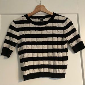 Forever 21 Cropped Striped Sweater